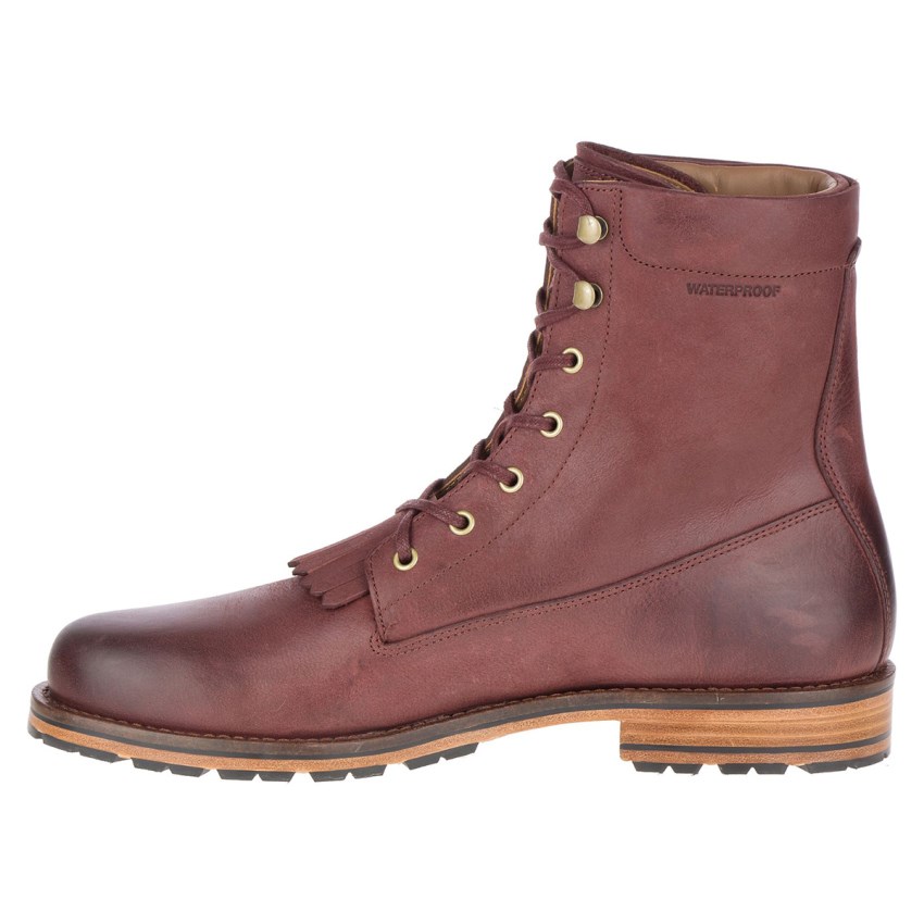 Bottes Merrell Wayfarer Lace Leather Marron Homme | P.Q.MAWS